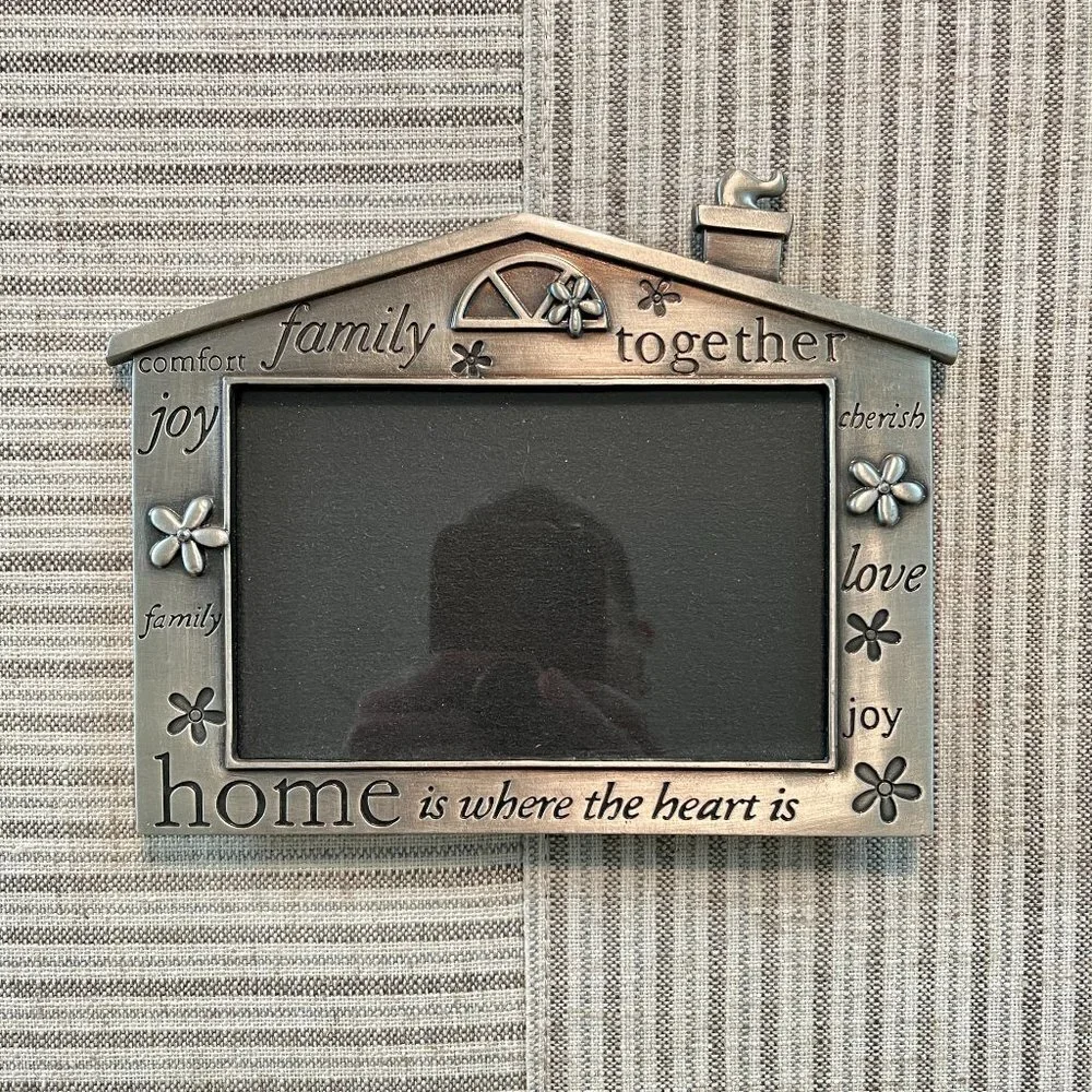 Home Is Where The Heart Is House Picture Frame